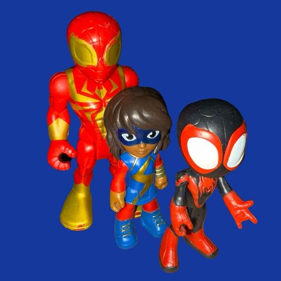 2021 Marvel Spidey & His Amazing Ms Marvel Miles Iron Spiderman Figures A9 - Picture 6 of 9